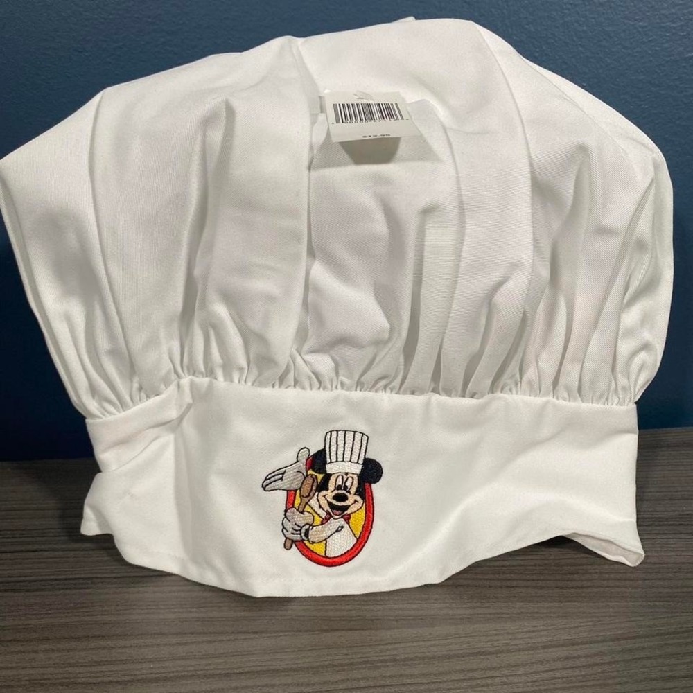 NWT Disney Parks Mickey Mouse Chef Hat – Embroidered Mickey in Chef Outfit